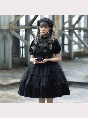 Moon Wishing Gothic Lolita Dress OP (UN18)
